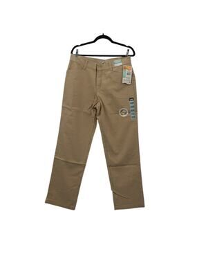 NWT Lee Relaxed Fit Straight Leg Khaki Pants size 12